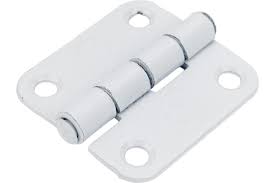 Петля накладная ПН5-40 полимер белый 70-0-624