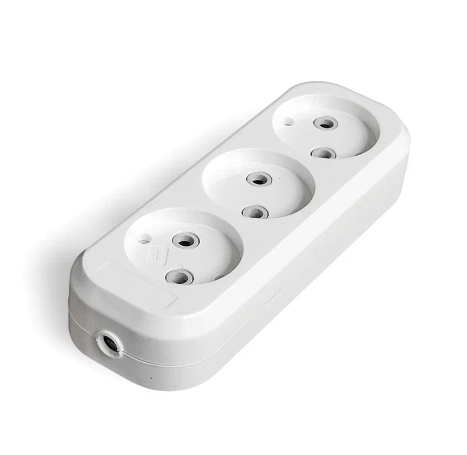 Колодка удлинителя 3 гнезда (89-7-003)