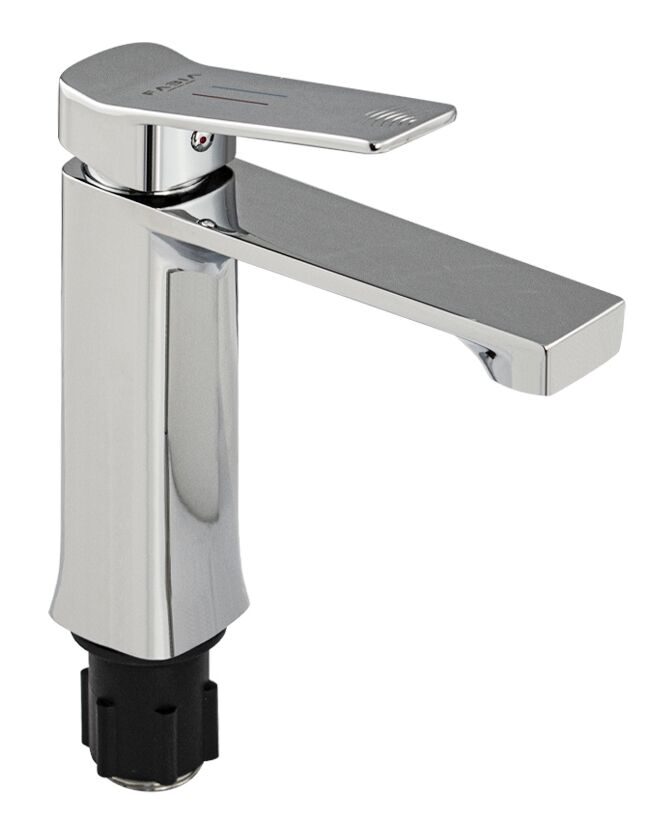 9741 FABIA Смеситель д/раковины квадратный корпус