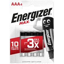 Батарейка Energizer АAА LR03  мизинчик (16)