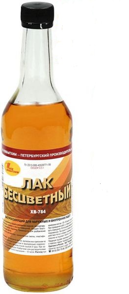 Бесцветный лак (НБХ) ХВ-784 0.5л