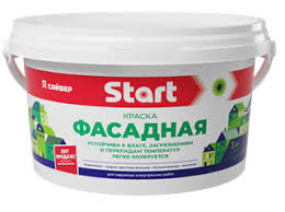 ВД  фасадная 1кг СТАРТ Белоснежая
