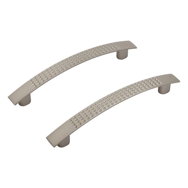 Ручка-скоба мебельная A345-96 SN сатин,  (2шт)