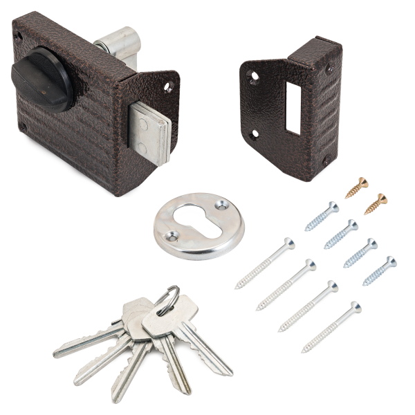 Замок накладной ЗН1-2.1С Медь СТАНДАРТ